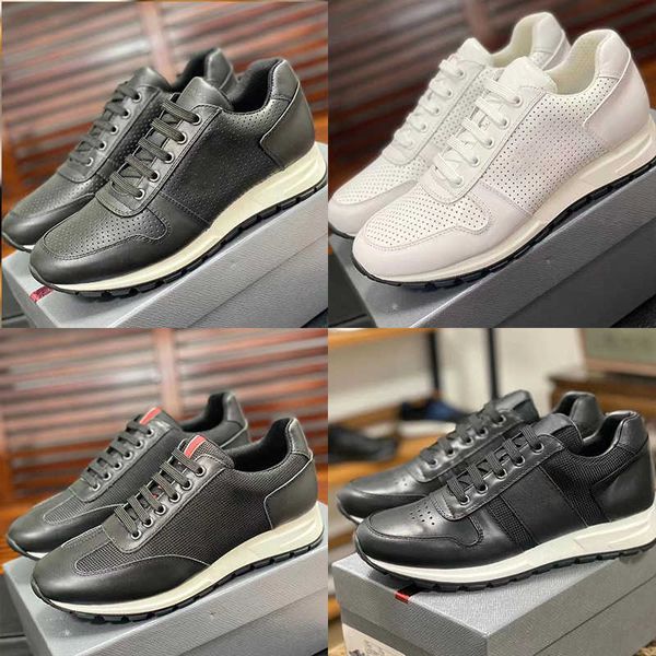 

designer runner sneakers back trainers running shoes casual shoes match platform shoe race triple fabric leather triple classic eu40-45 with, Black