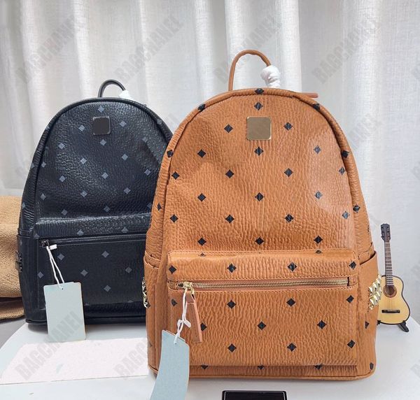 

Designer Backpacks Luxury handbags Mens Womens Travel Bags 3 Sizes 5A Top Classic Letter Backpack Black Brown Student Bag, Beige 25cm