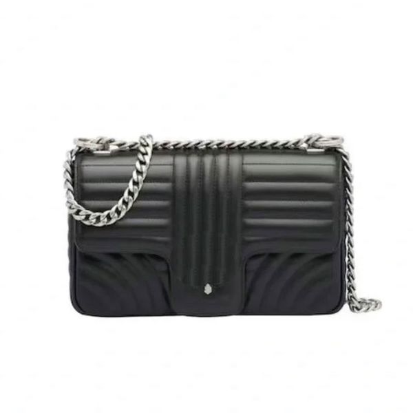 

chains crossbody bag flap shoulder bag axillary clutch handbag women purse quilting messenger wallet geometric pattern fashion metal letter