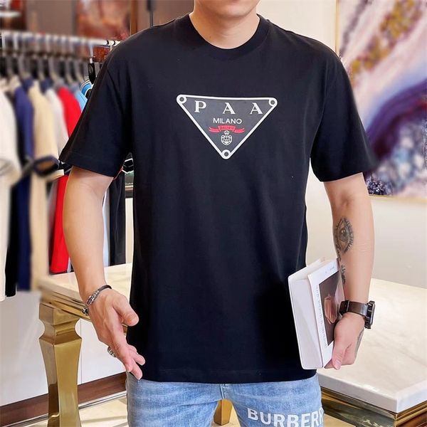 

designer of luxury t-shirt brand t shirt clothing spray letter short sleeve spring summer tide men and women tee new2023lo, White;black