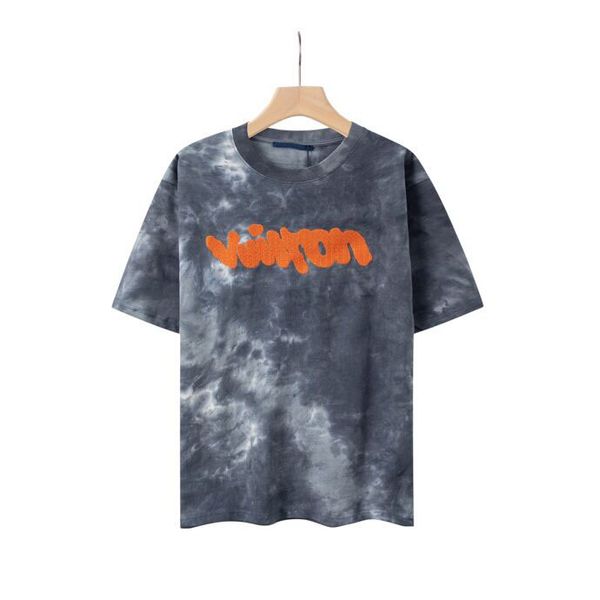 

23ss designer letter printed t shirts tee sweatshirt fashion high street short sleeves summer casual t-shirt breathable men women crew neck, Black;brown