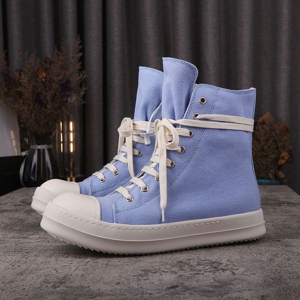 

men's casual rick shoes ro owens high blue women's canvas sneakers