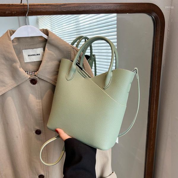 

shoulder bags women's fashion everyday messenger bag pu luxury designer handbag green borsa