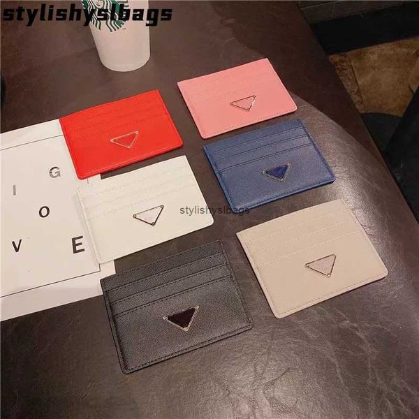 

wallets card holders 2023 new fashion womens men purses designer purse double sided credit cards coin mini wallets 010623h, Red;black
