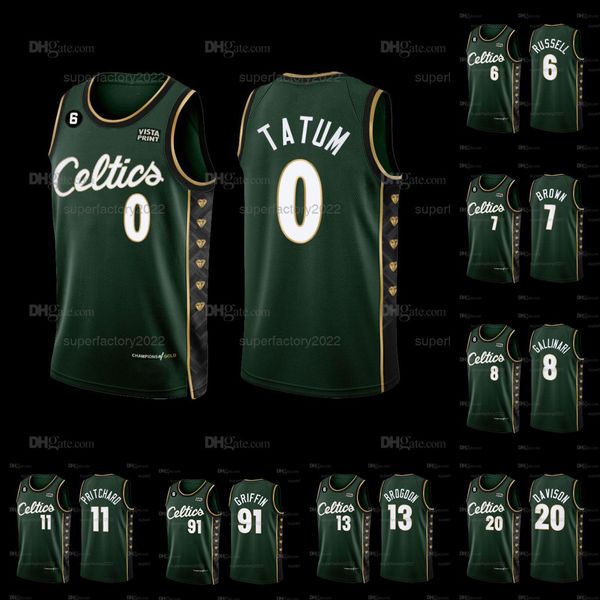 

bostons 2022-23 statement basketball jersey jayson 0 tatum 7 brown grant t celtices 12 williams robert 44 williams iii marcus 44 smart al ce, Black;red