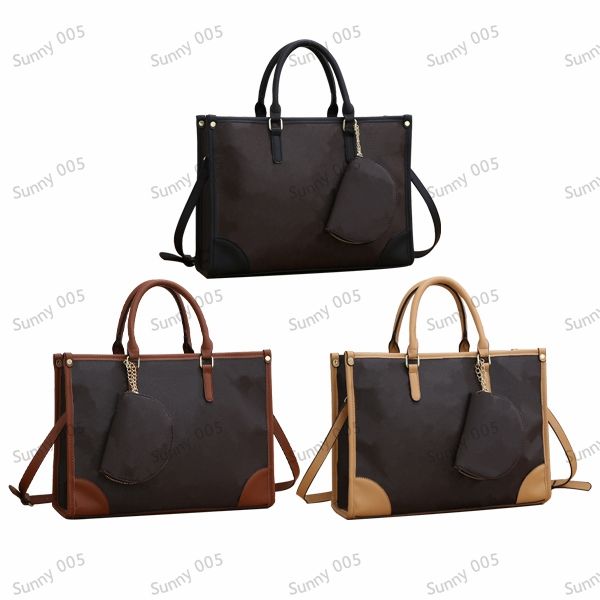 

2pcs tote bag designer totes luxury handbag shoulder bag fashion mother child bags large capacity handbags coin key mini purse accessories z