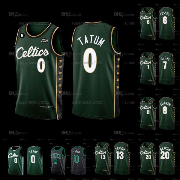 

bostons 2022-23 statement basketball jersey jayson 0 tatum jaylen 7 brown celtices 12 williams robert 44 williams iii marcus 44 smart al bla, Black;red