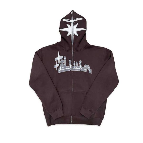 

hop y2k hoodies hip mens sweatshirts full zip up rhinestone hoodie men gothic streetwear long sleeve oversized anime sweatshirt jxeb, Black