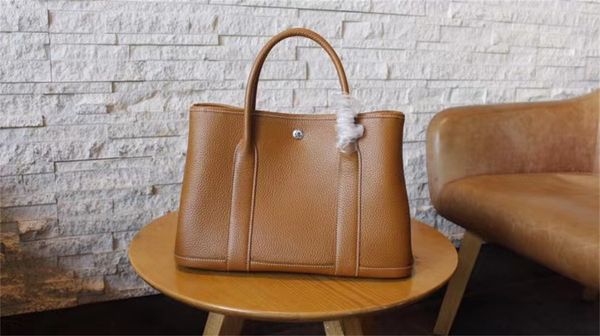

edition shopping totes h bag cowhide lady original hand fashion garden party shoulder designer high-capacity wallets genuine leather classic