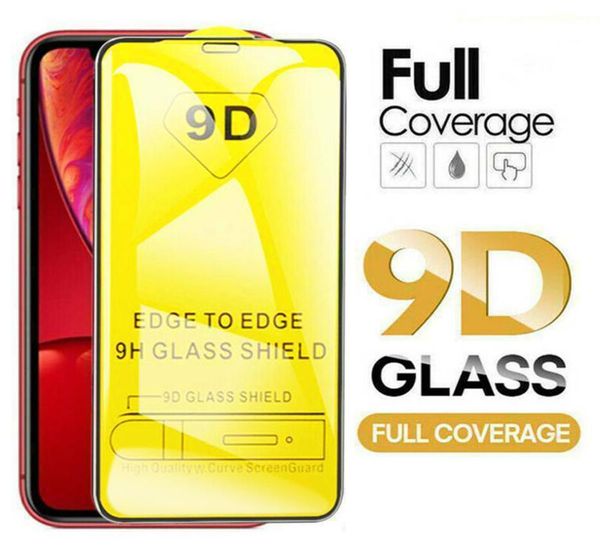 

9d tempered glass full courage screen protector for iphone 14 13 12 11 pro max 7 8 plus samsung a53 5g a50s j7 redmi note 8t pro w8222077