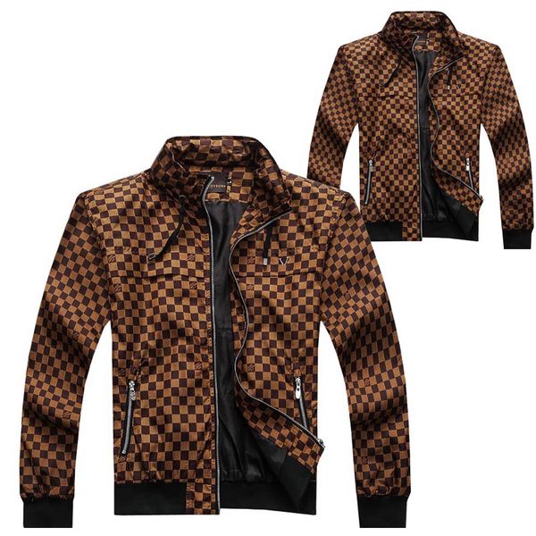 

popular new spring and autumn new men's design reflective jacket luxury light jacket fluorescent casual collar design jacket la, Black
