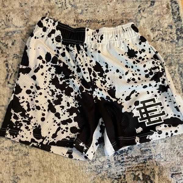 

luxury fashion men's ee shorts eric emanuel basic short new york city skyline men jog pants casual fitness loose summer sports pant 13, White;black