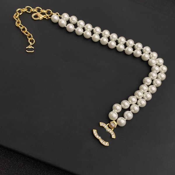 

stamp necklaces luxury fashion choker necklace designer gold plated stainless steel letter pendant necklaces for women wedding jewelry custo, Silver