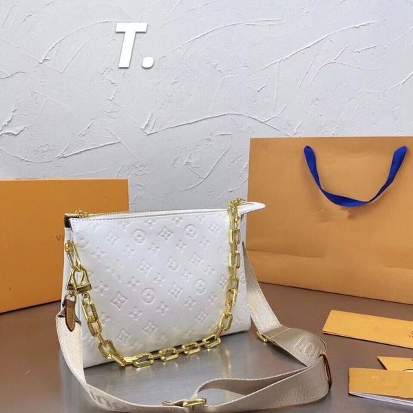 

5a quality genuine leather small women's nylon shoulder bag pochette coussin tote luxury designer crossbody l evening bags handbags wal