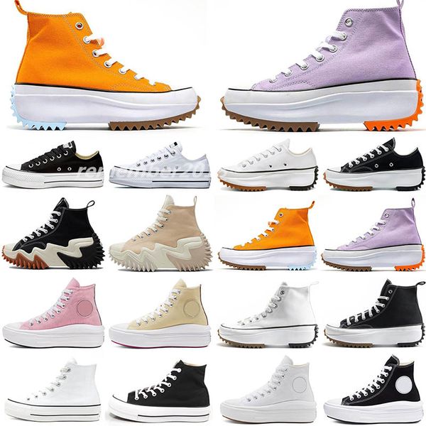 

casual shoes sneakers classic canvas 1970s platform triple black white high low chuck 70 hi slam jam mens women 1970 all 70s re8, White;red