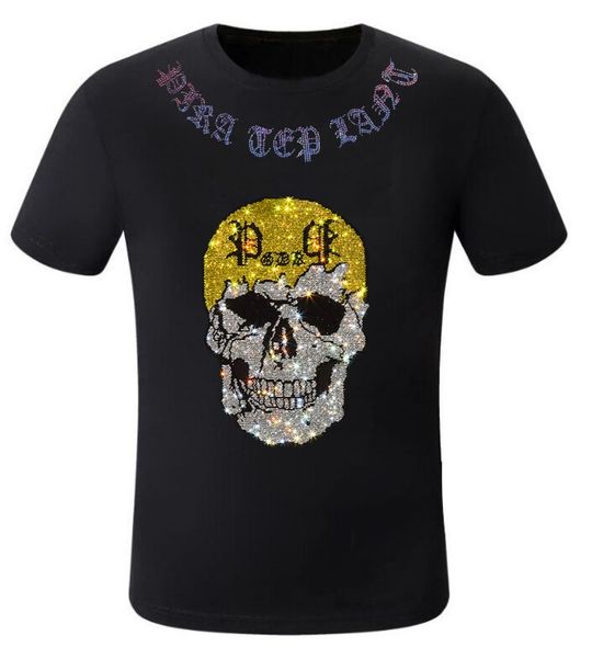 

borunke designer rhinestone t shirt hip hop men's gifts casual brand, White;black