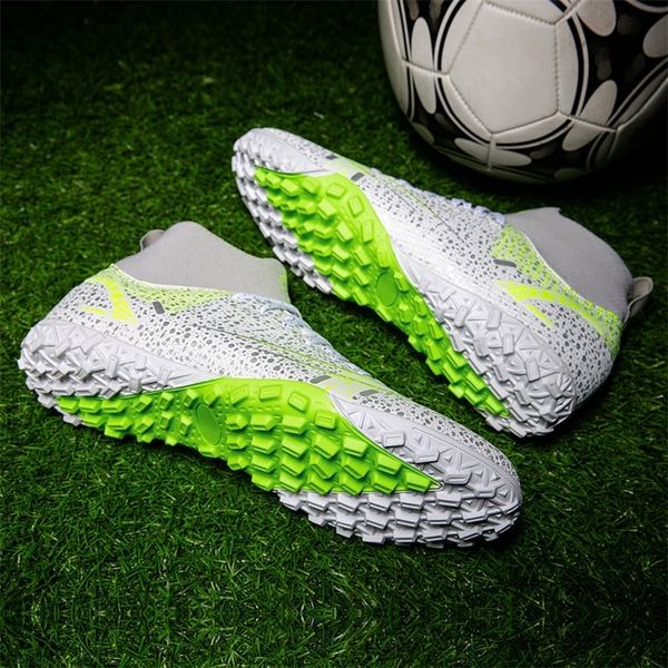 

dress shoes agtf professional soccer men football boots outdoor sneakers children training competition sports nbj 230105, Black
