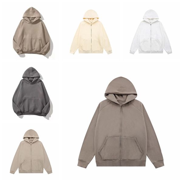 

2023 ess designer organic cotton fabric men hoody essentials hoodies pullover sweatshirts loose long sleeve hooded jumper mens women clothi, White;black
