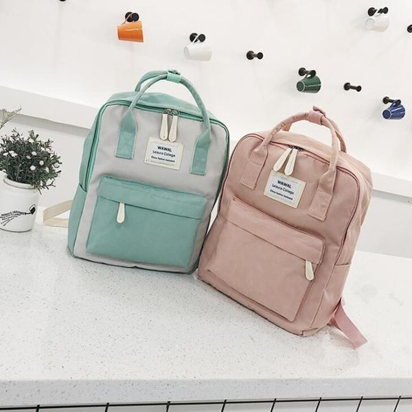 

school bags multifunction women backpack fashion youth korean style shoulder bag lapschoolbags for teenager girls boys travel 5 color 230106