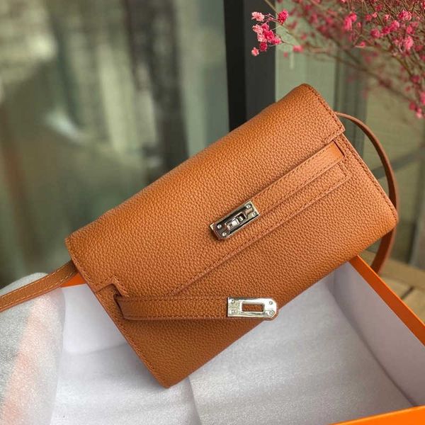 

designer handbags kele togo cowhide women's bag leather new fashion shoulder long wallet woman ibo6, Red;black