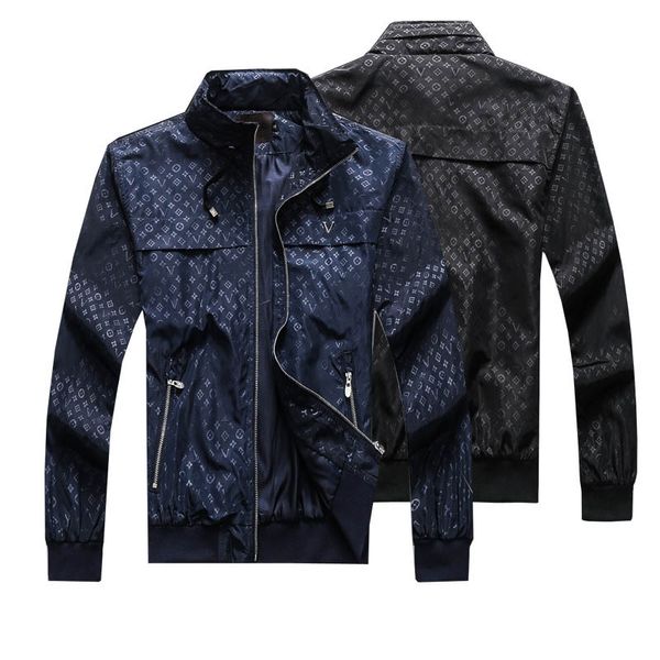 

new popular new spring and autumn men's design reflective jacket luxury light jacket fluorescent casual collar design jacket la 2jt0, Black;brown