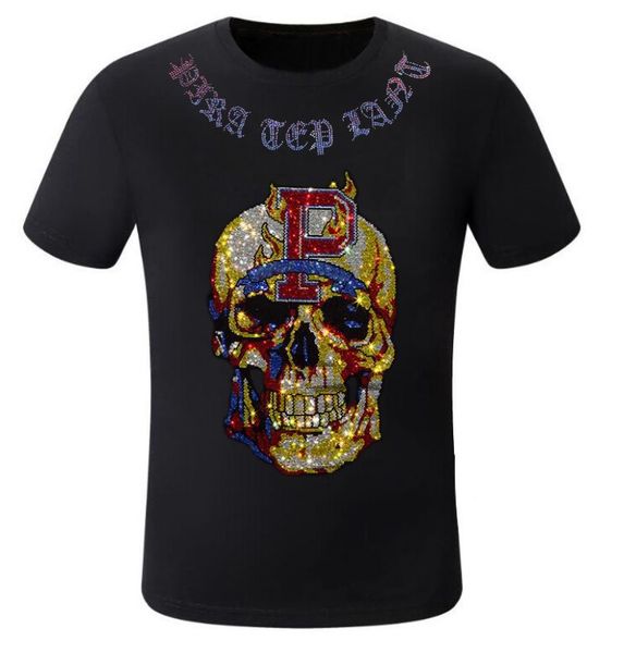 

borunke men summer designer rhinestone t shirt 2023 new men fashion for holiday, White;black
