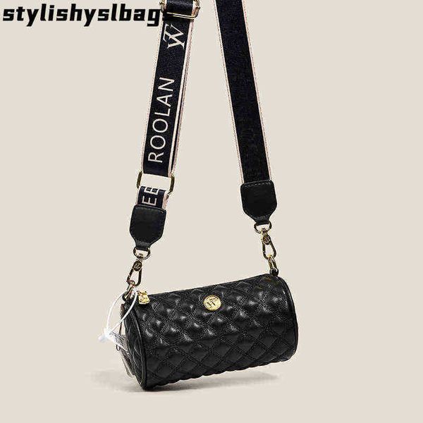 

evening bags bags for women diamond check cylinder leather women's boston shoulder messenger tote bag bolso mujer bolsa feminina 010623