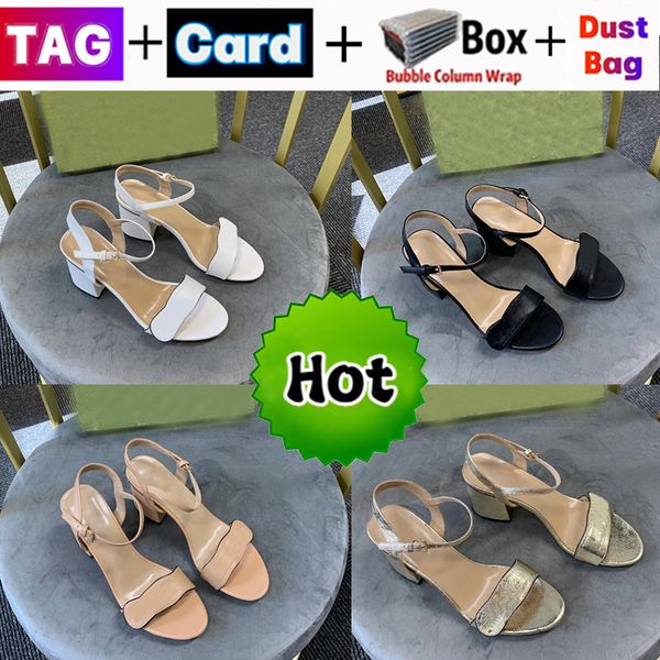 

classic sandals high heeled women sandal party wedding mid-heel leather women dress shoes chunky heels lady metal belt buckle thick, Black