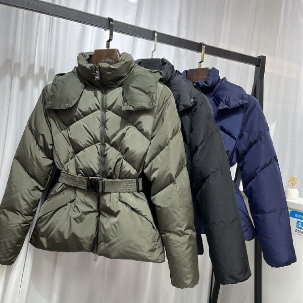 

2023 new winter jackets women duck down warm slim jacket fashionable jacket, Black