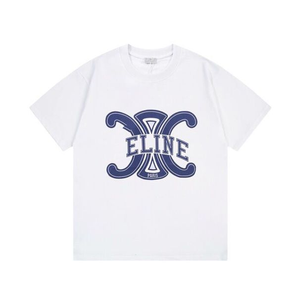

23ss designer letter printed t shirts tee sweatshirt fashion high street short sleeves summer casual t-shirt breathable men women crew neck, Black;brown