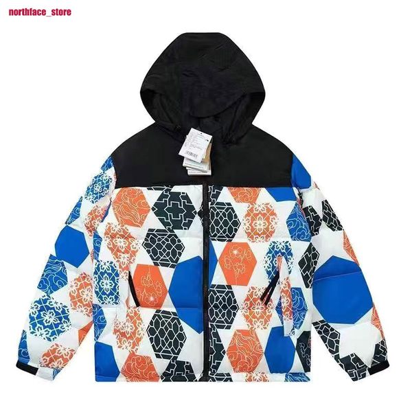 

2023 men's women's designer jacket coat maya winter warm windproof down jacket shiny matte material s-5xl size couple models newst, Black