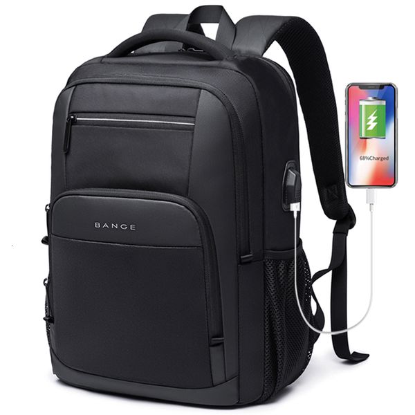 

school bags bange large capacity 156 inch lapbackpack durable daily bag multifunctional usb charging port water resistant 230106