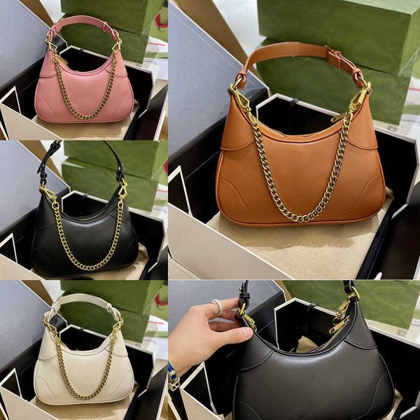 

new g-letter gbag hobo underarm bag totes 5 colors womens tote bag golden letter designers bag design handbag chain pouch purse 221125