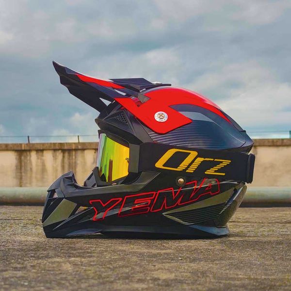 

s 2020 new off-road motorcycle men and women motocross helmet full face kask downhill casque moto cross enfant capacete 0105