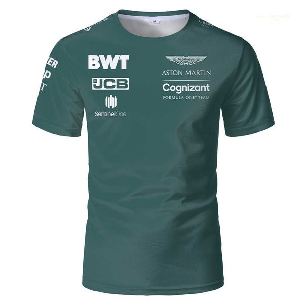 

men's t-shirts 2023 f1 team formula one t shirt summer new men women 3d print short sleeve oversize round neck aston martin extreme spo, White;black