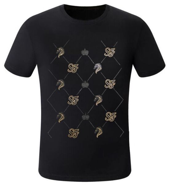 

borunke fashion brand men t shirt 2023 summer male casual tees men's tees, White;black