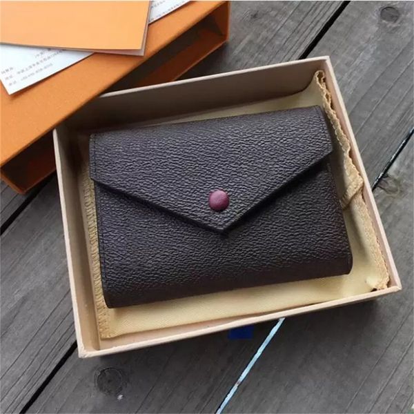 

woman long wallet women purse original box black white slender coin wallets sarah flower fashion louiseity vuttons crossbody viutonity bag, Red;black
