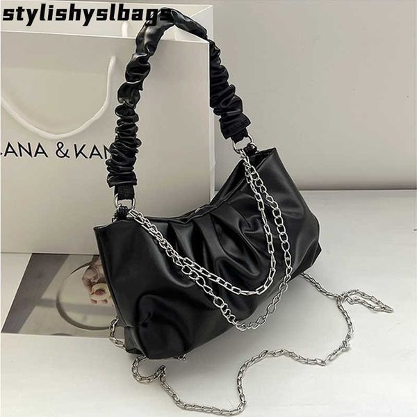 

shoulder bags bag for women 2023 new casual crossbody s pu leather solid color simple handbags 's underarm 010623h