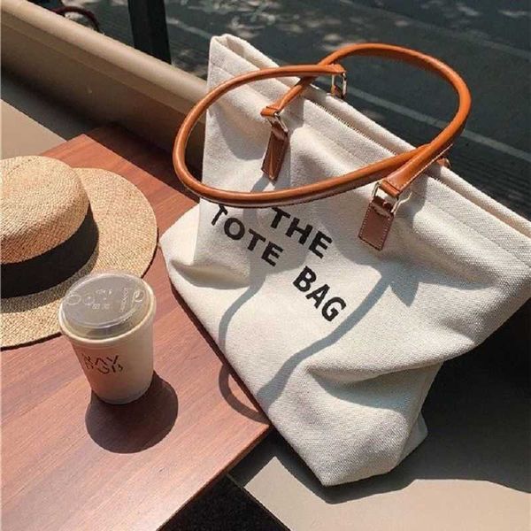 

tote fashion korean versatile women's bag large capacity canvas student shoulder