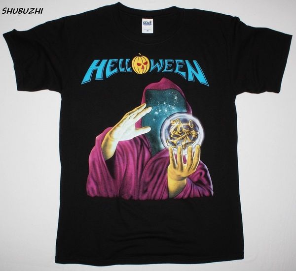 

men's t shirts helloween keeper of the seven keys'87 gamma ray avantasia rage black t shirt arrived summer men tee shirt 230105, White;black