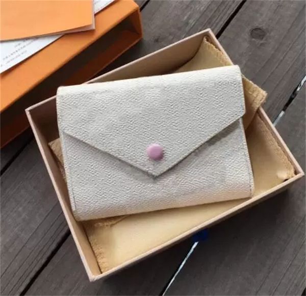 

fashion designers bag wallets men's handbags purse short victorine wallet letter embossing classic pallas card holder coin purses leath