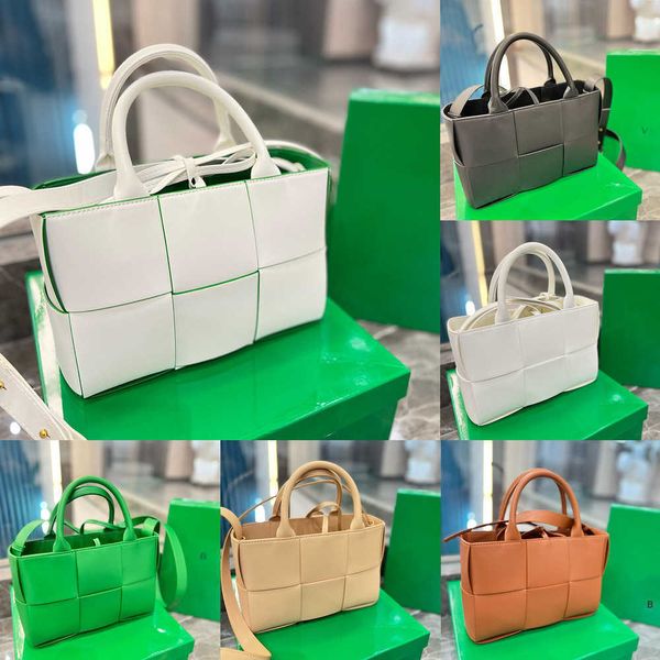

woven shopping bags totes 8 colors tote bag spring-summer new designer bag leather shoulder handle crossbody bags women luxury designers han