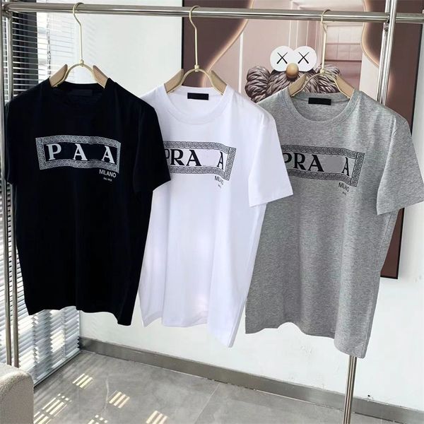 

men's designer t-shirt spring summer color sleeve holiday polo short sleeve casual letter print large xs-5xl, White;black