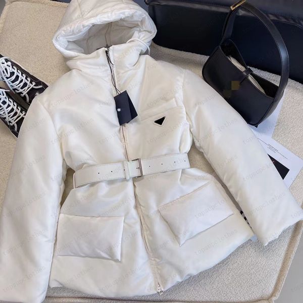 

womens winter jackets designer parkas 22ss puffer jacket zipper parka down coat windbreaker warm casual female coats, Black;brown