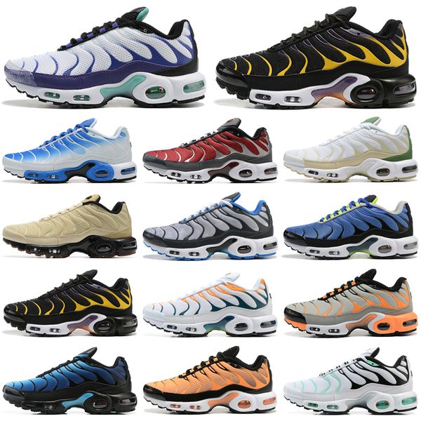 

2023 tn 3 terrascape running shoes for men women trainers triple black white metallic silver hyper blue sky atlanta huarache mens outdoor sp