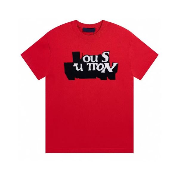 

womens t shirt red loose breathable short sleeve for mens and womens fashionable letter print lovers tees, White