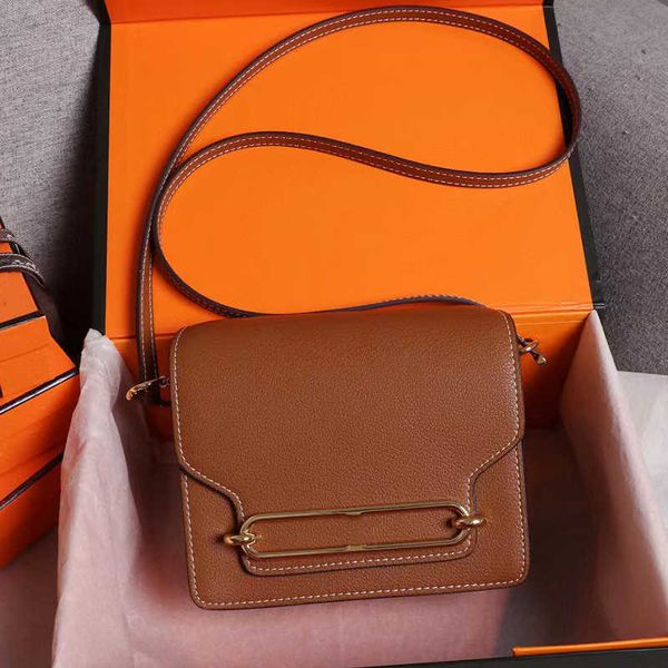 

designer handmade women's shoulder bags beeswax line one-shoulder messenger handbags pig nose luxury solid color classic fashion commut