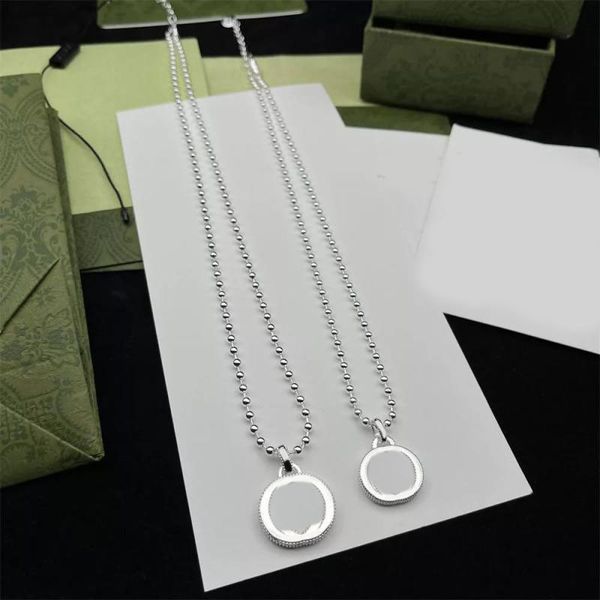 

woman necklaces designers plated silver circle pendants luxury necklace retro jewelry designer personalized necklaces for women valentines d