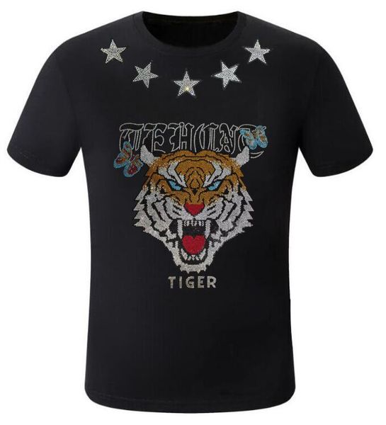 

streetwear borunke rhinestone t shirt men hip hop clothes pullover, White;black