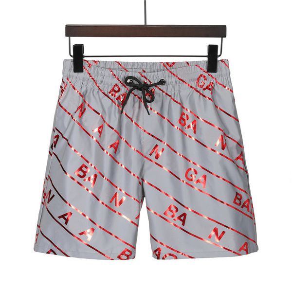 

men designer waterproof summer shorts brand swimwear beach pants swimming board shorts, White;black